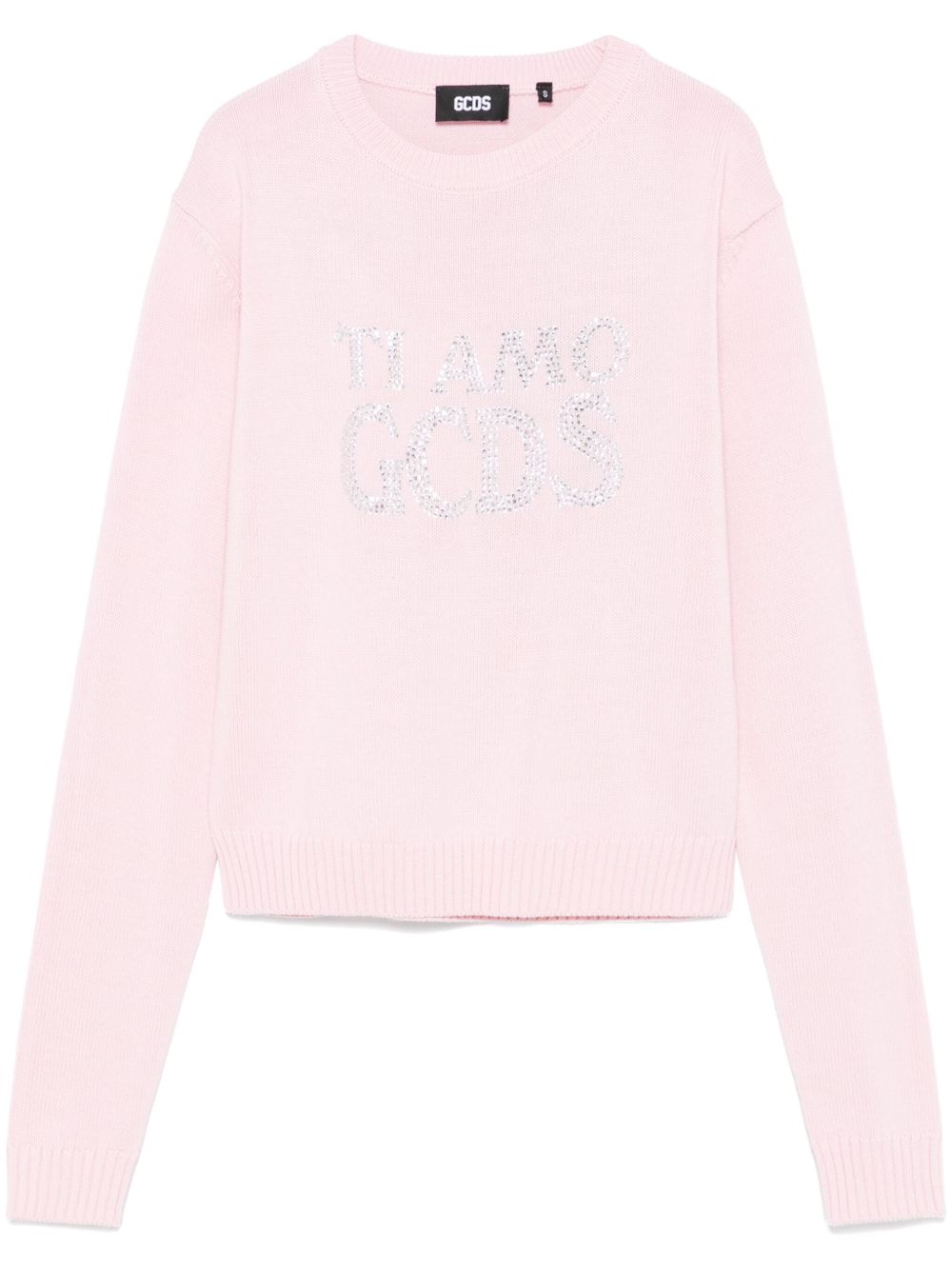 GCDS Ti Amo Bling 毛衣 - 粉色