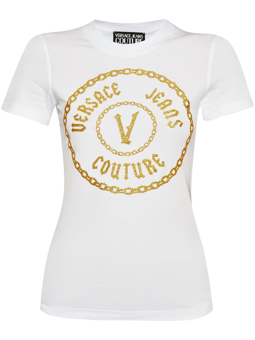 Versace Jeans Couture logo印花T恤 - 白色