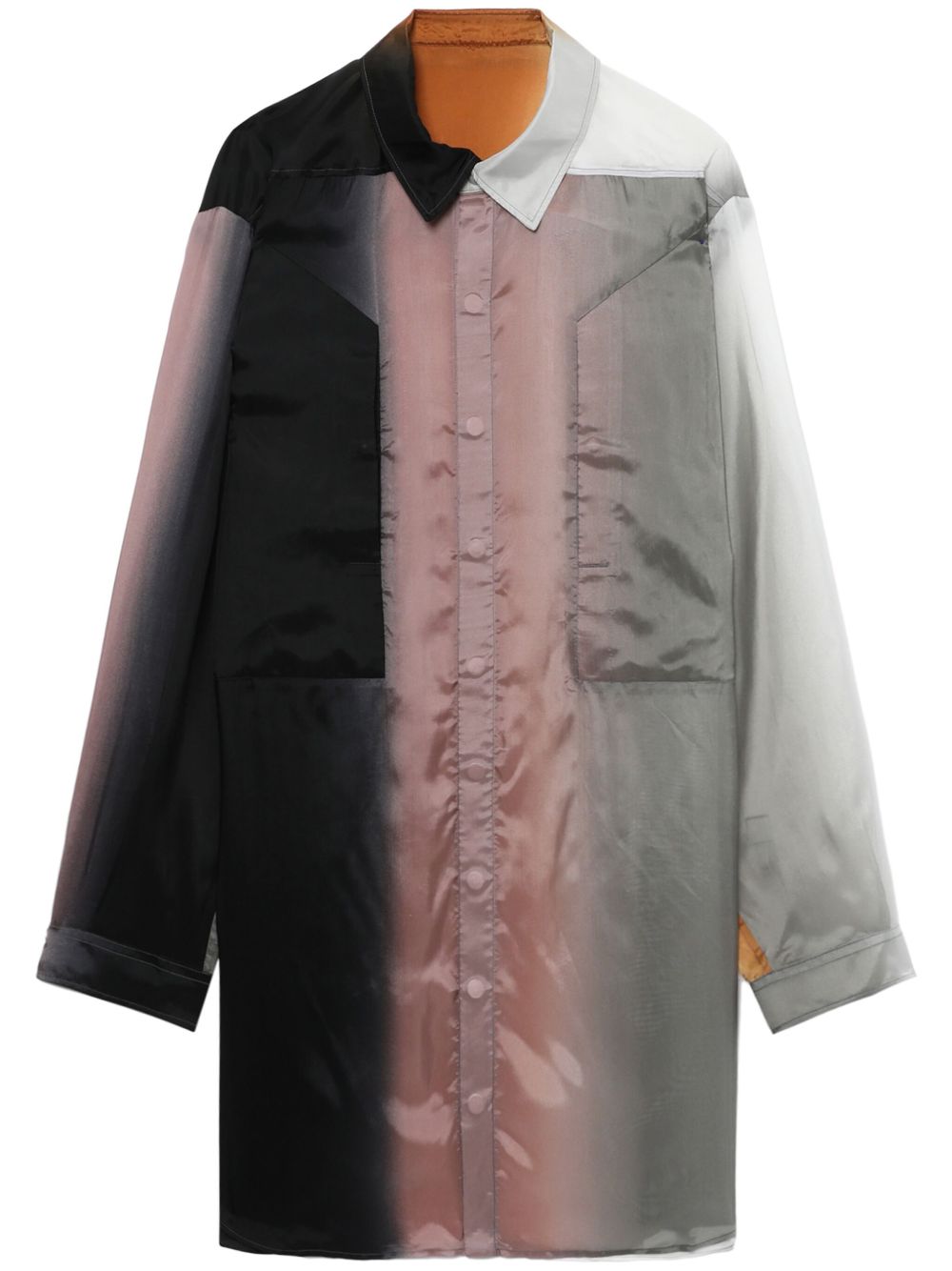 Rick Owens Larry Fogpocket 渐变色衬衫 - 中性色