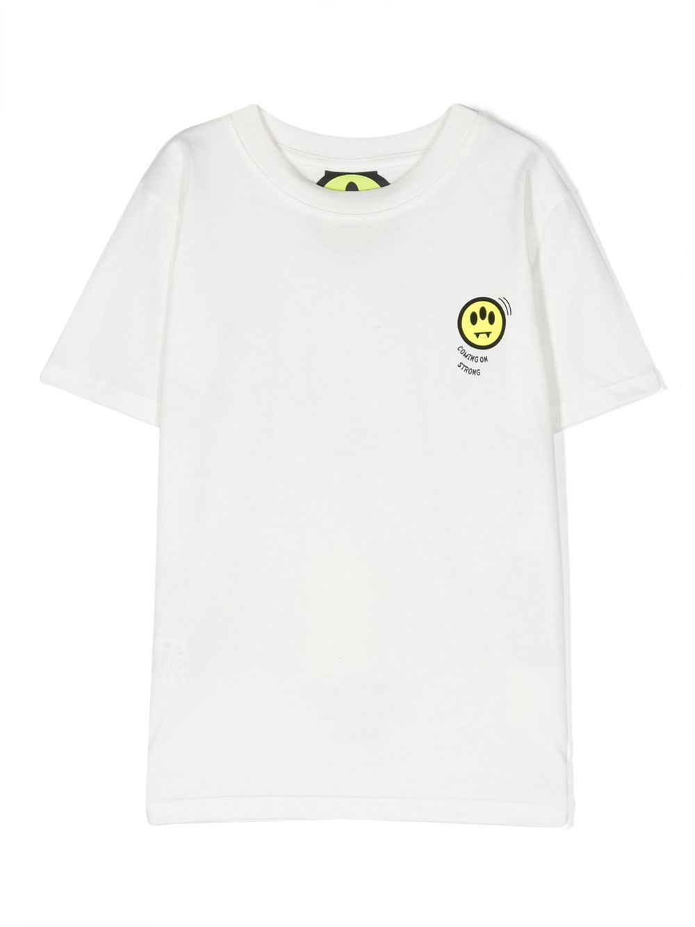 Barrow kids logo印花T恤 - 白色
