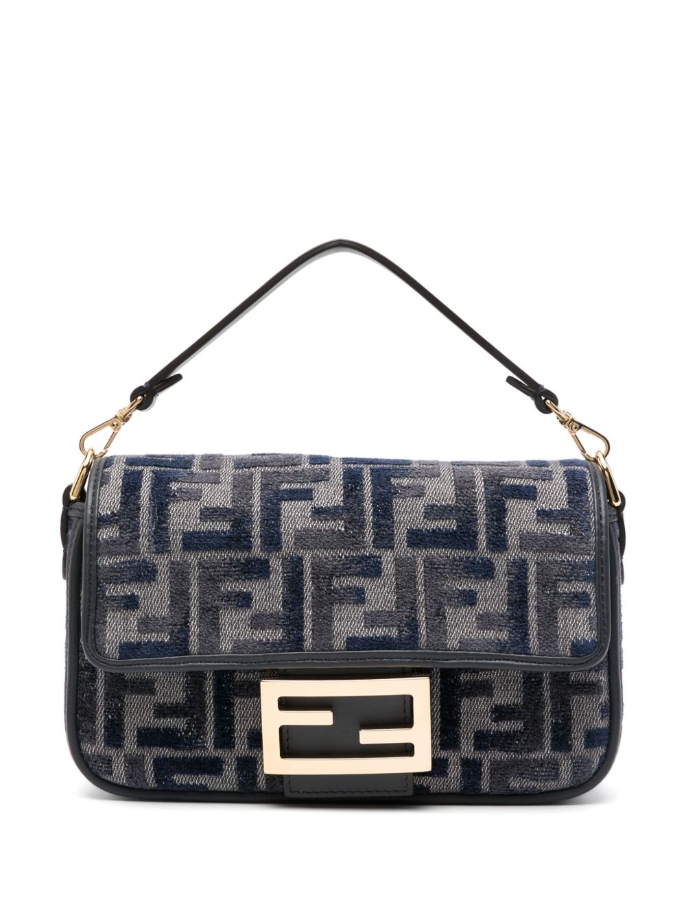 FENDI 迷你斜挎包 - 蓝色