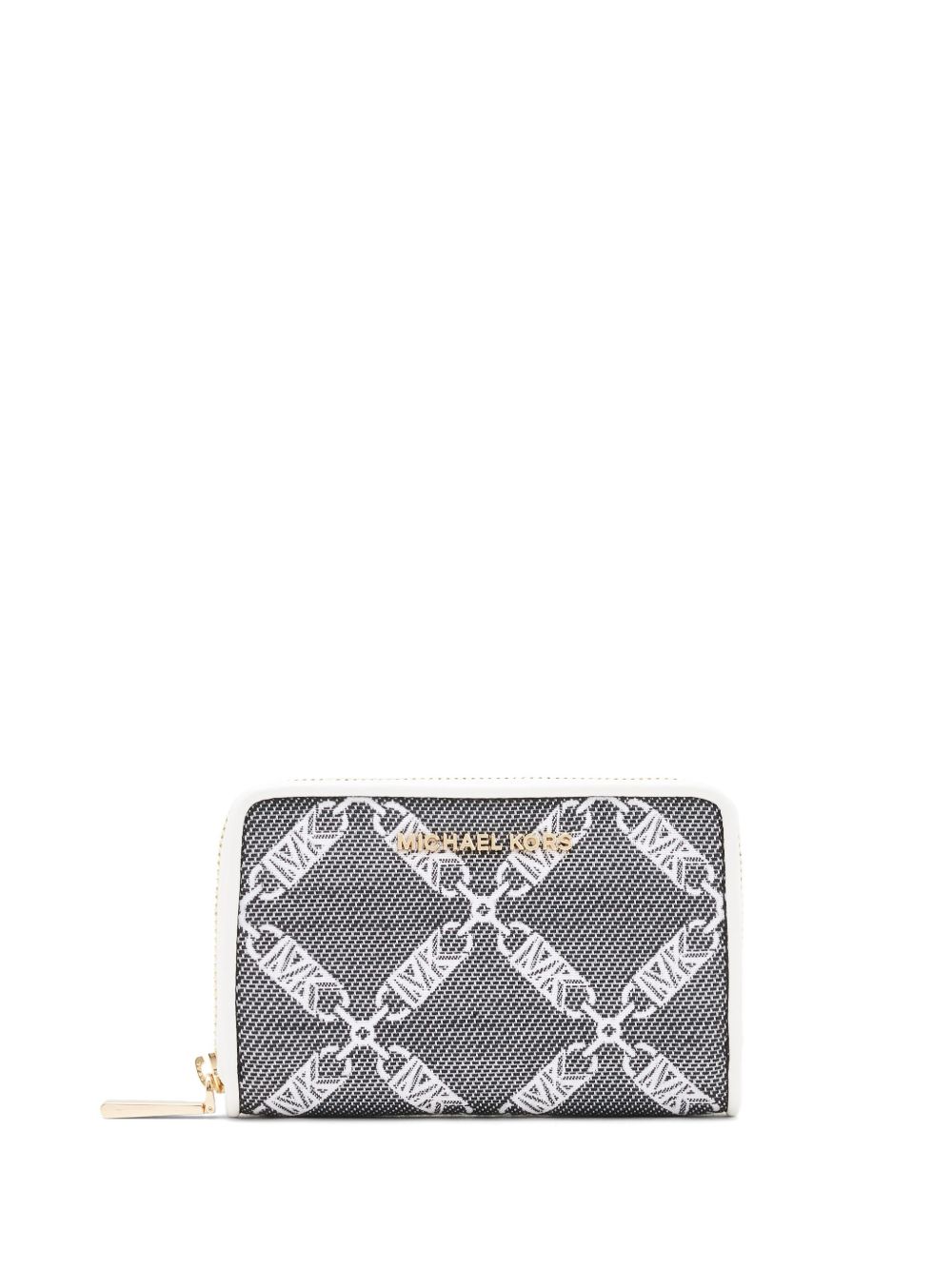 Michael Kors 经典logo图案钱包 - 黑色
