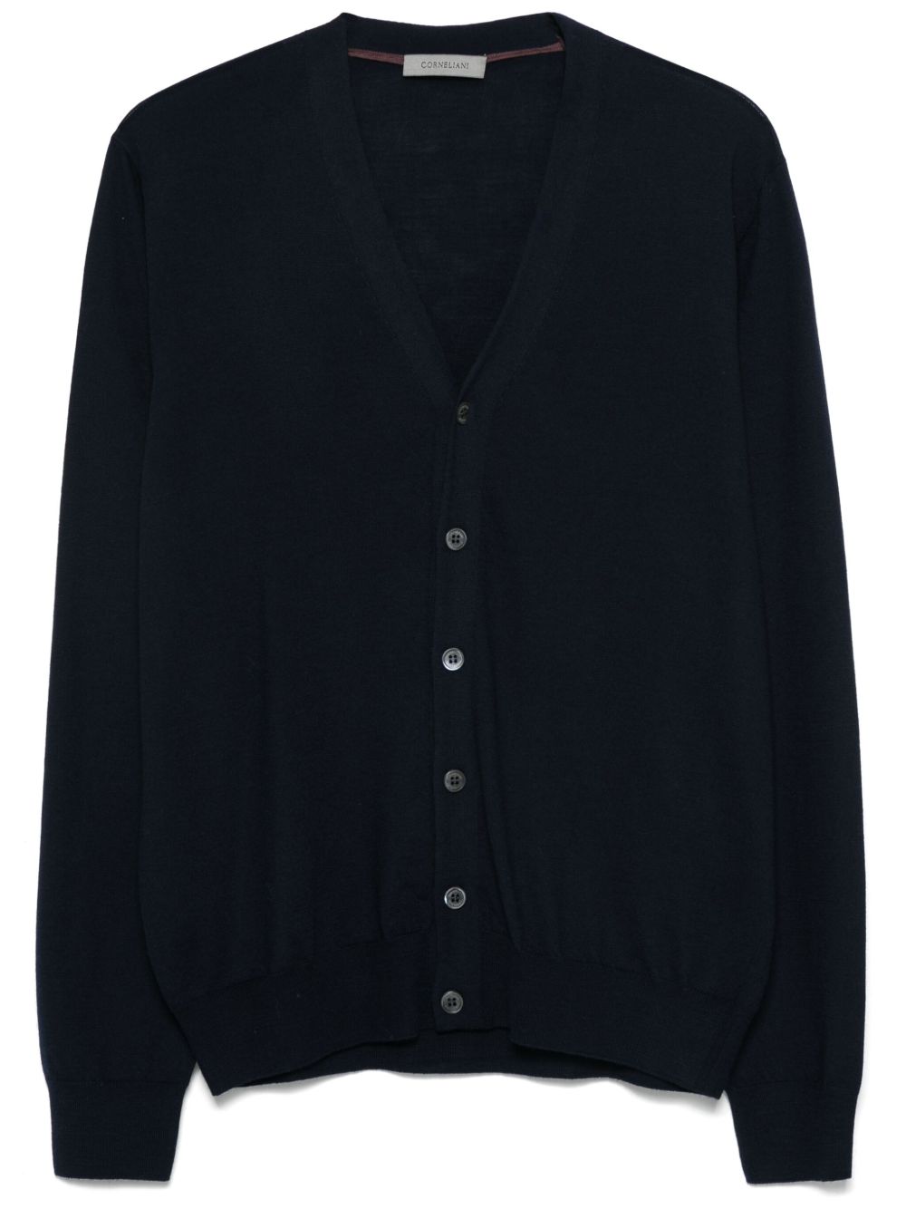 Corneliani 密织开衫 - 蓝色