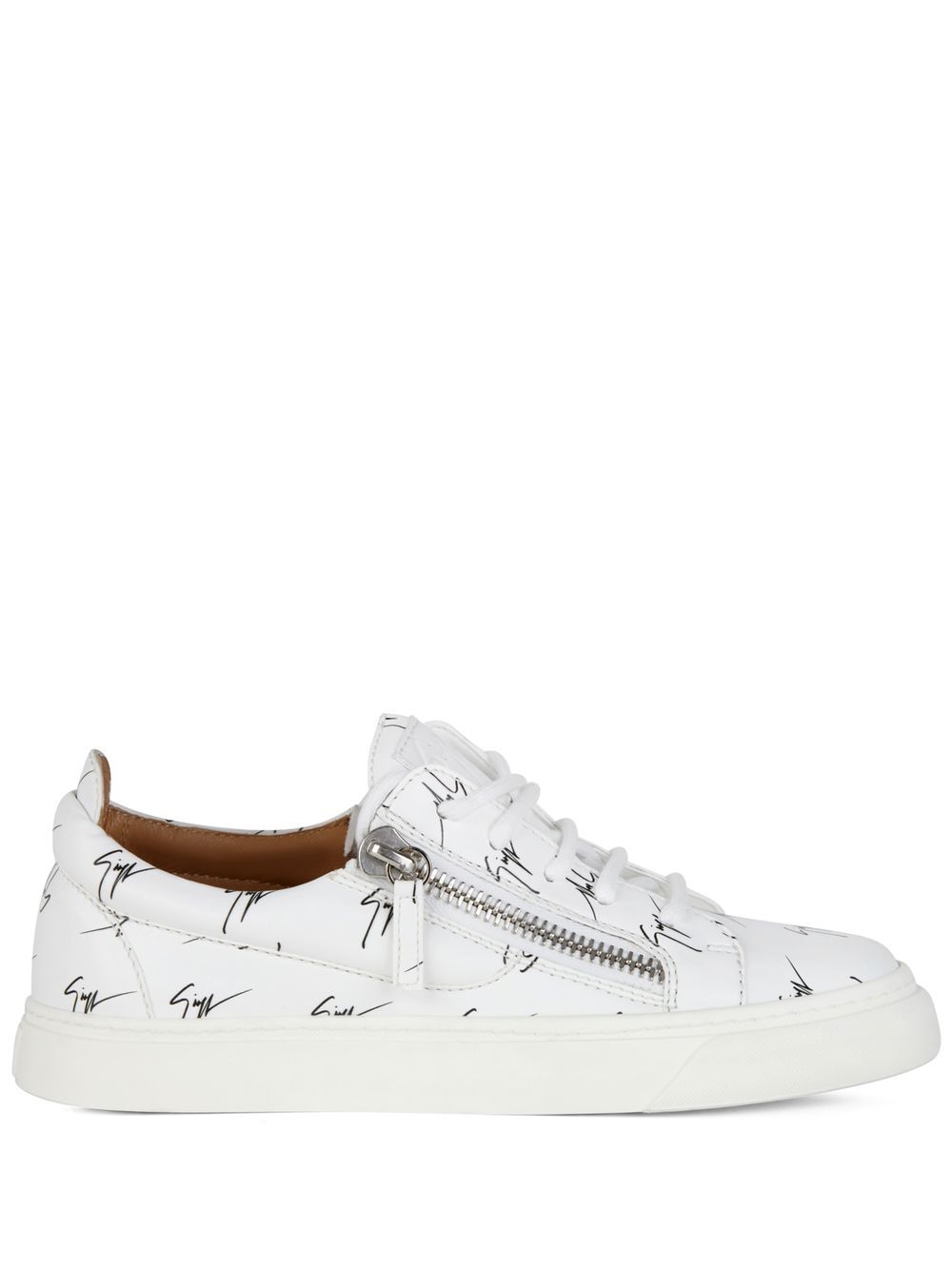 Giuseppe Zanotti Nicki logo运动鞋 - 白色
