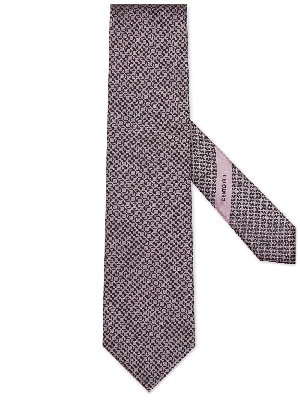 Zegna Cento Fili 领带 - 粉色