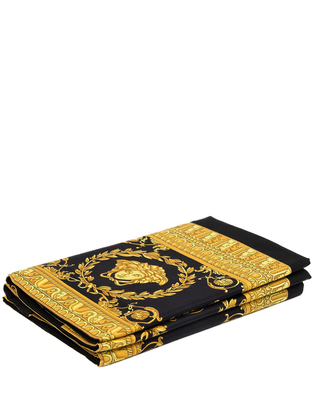 Versace I Love Baroque 枕套(两件装) - 黑色