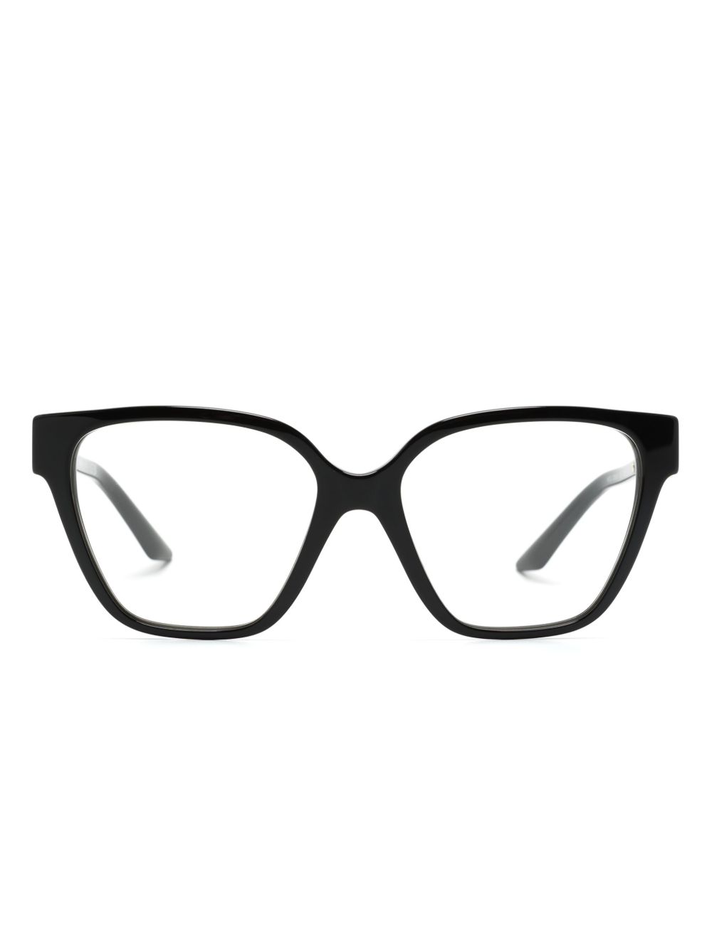 Versace Eyewear Wayfarer 镜框眼镜 - 黑色