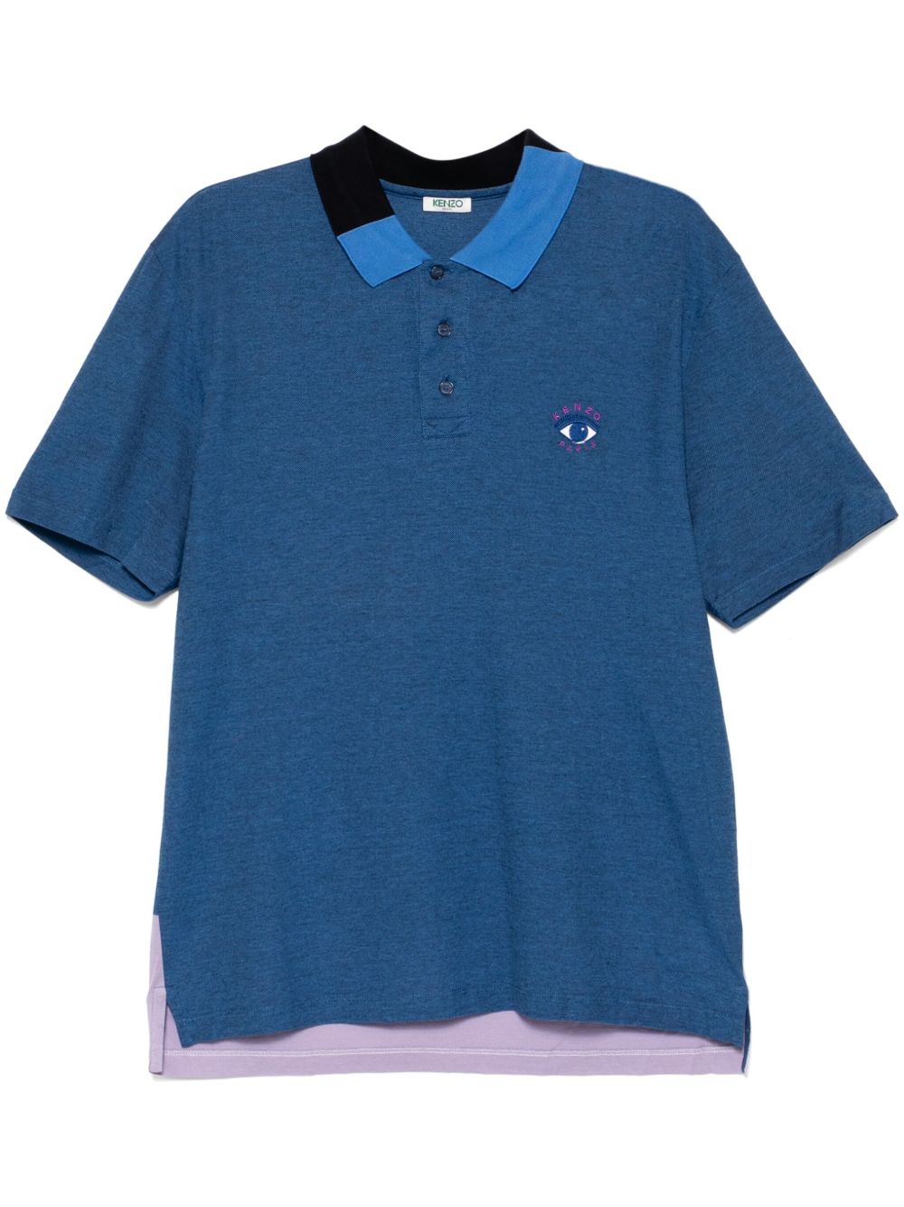 Kenzo 刺绣polo衫 - 蓝色