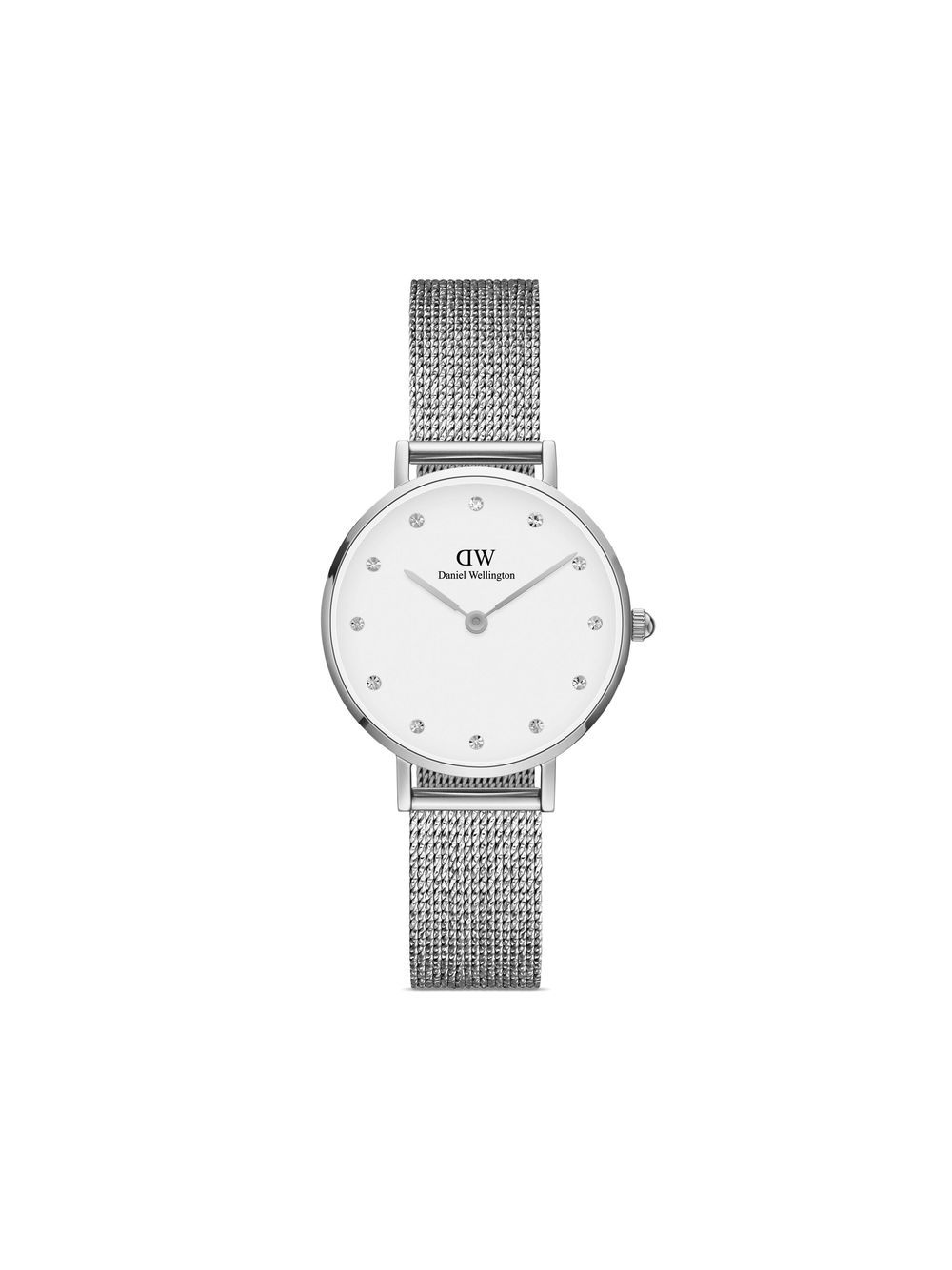 Daniel Wellington Petite Pressed Lumine 28毫米腕表 - 白色