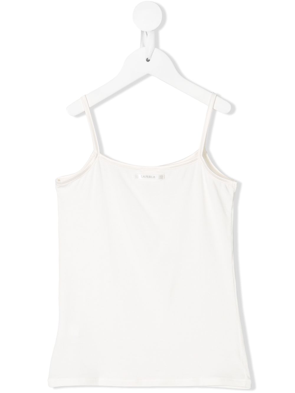 La Perla Kids 轻薄背心上衣 - 白色