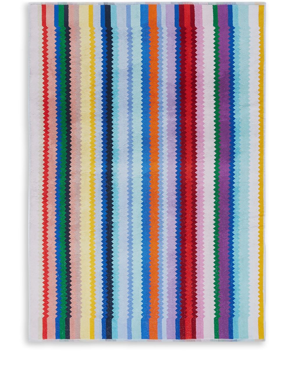 Missoni Home Cecil Z字形图案编织床单 - 蓝色