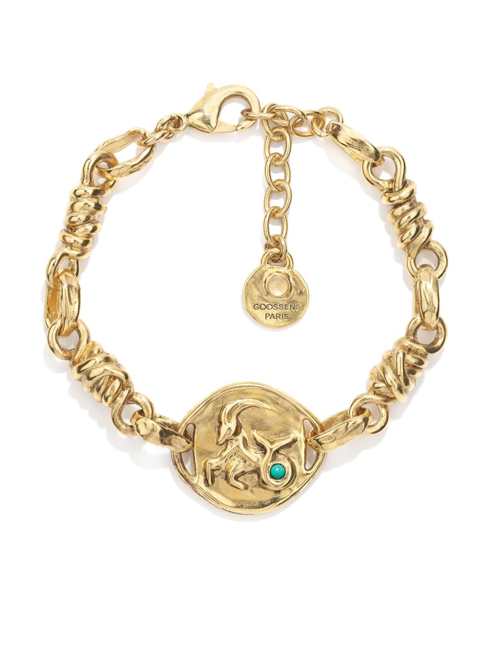 Goossens Talisman Astro Capricorn 镀金手链 - 金色