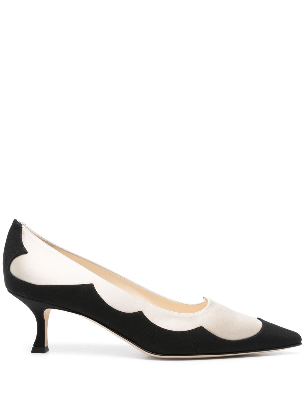 Manolo Blahnik Fabraka 低跟鞋（5厘米） - 黑色