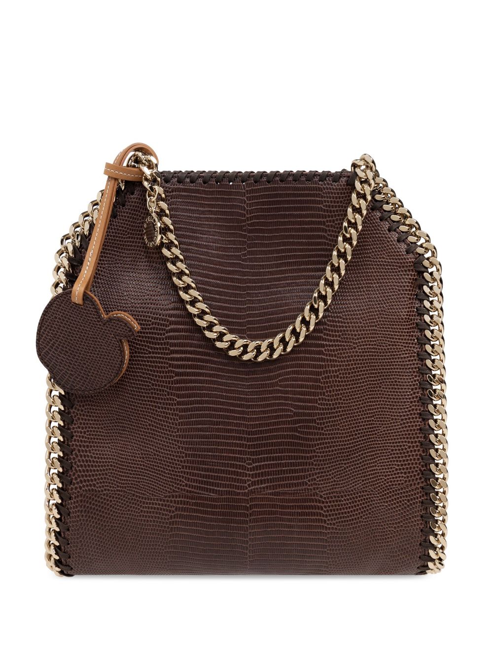 Stella McCartney Falabella 搭链细节单肩包 - 褐色