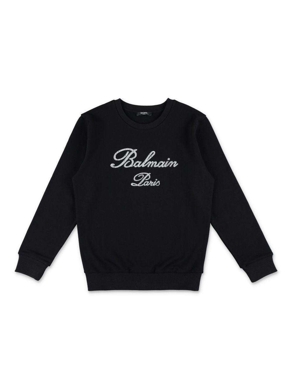 Balmain Kids logo缀饰卫衣 - 黑色