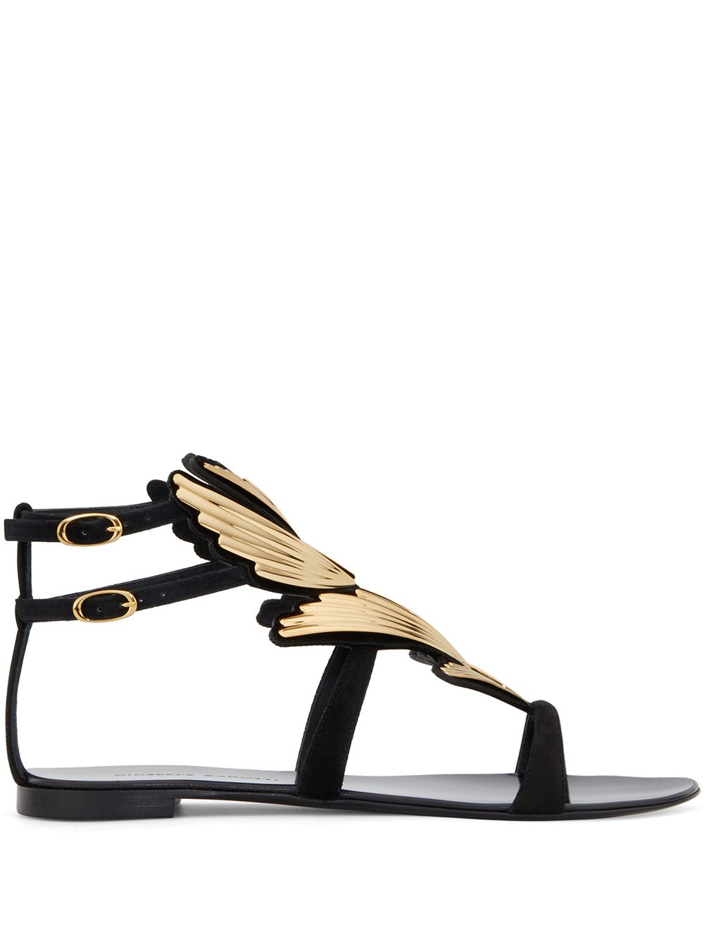Giuseppe Zanotti 2.0 Cruel 平底凉鞋 - 黑色