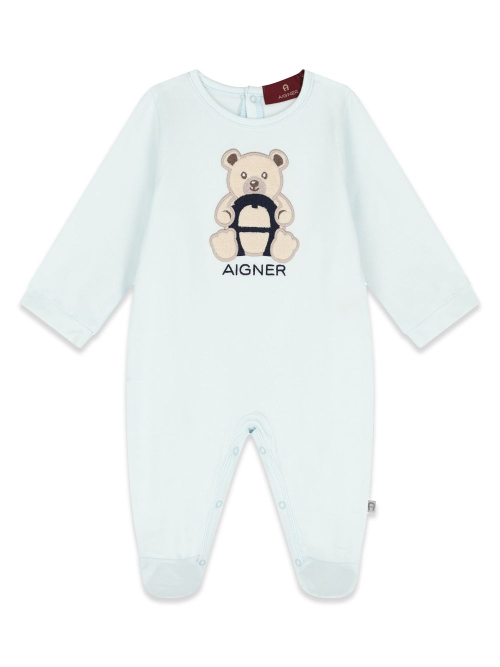 Aigner Kids Teddy Bear 连体衣 - 蓝色