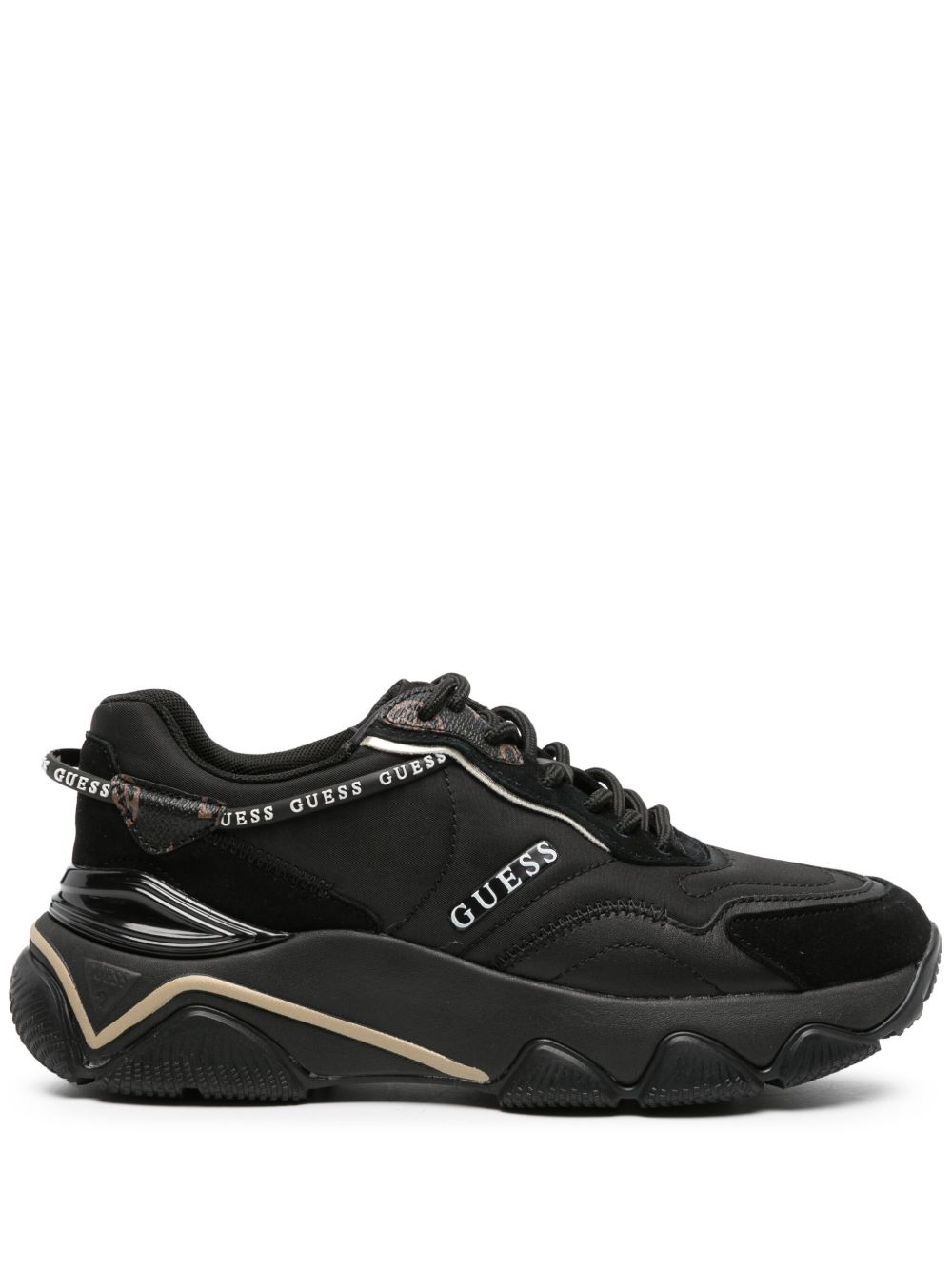 GUESS USA Micola Active 低帮运动鞋 - 黑色