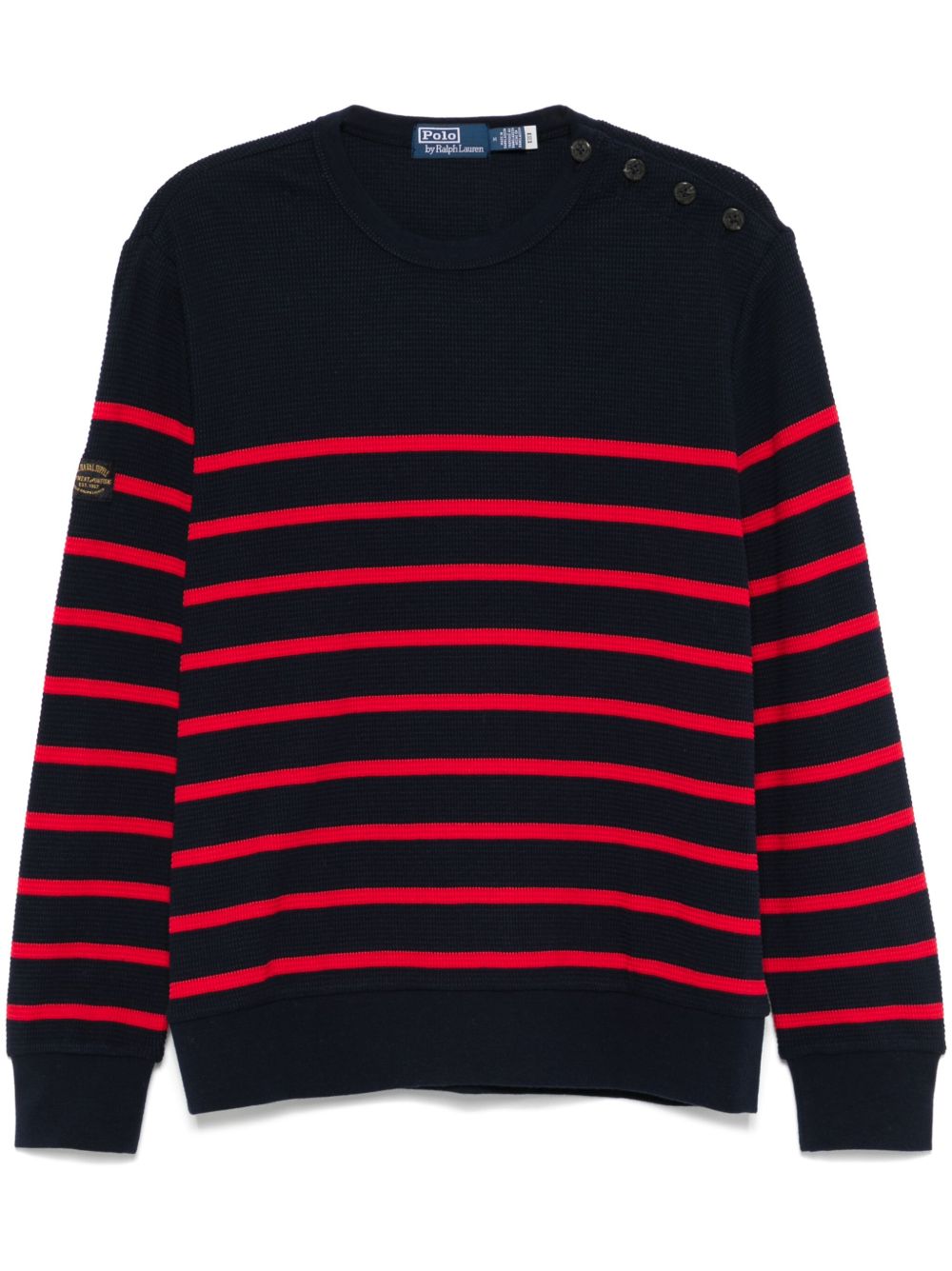 Polo Ralph Lauren 条纹毛衣 - 蓝色