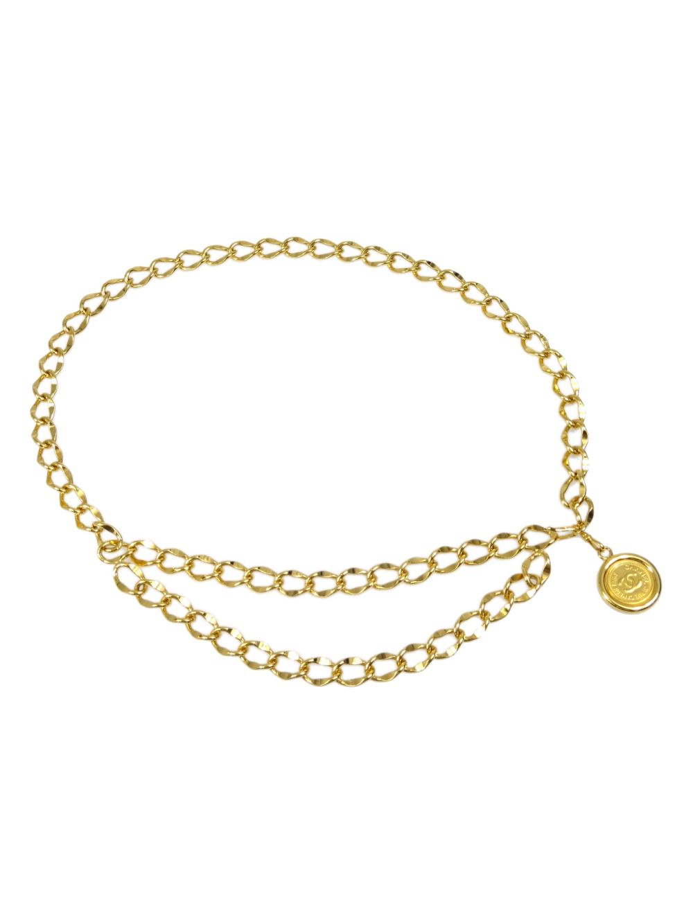 CHANEL Pre-Owned Medallion 链式腰带（1994年典藏款） - 金色