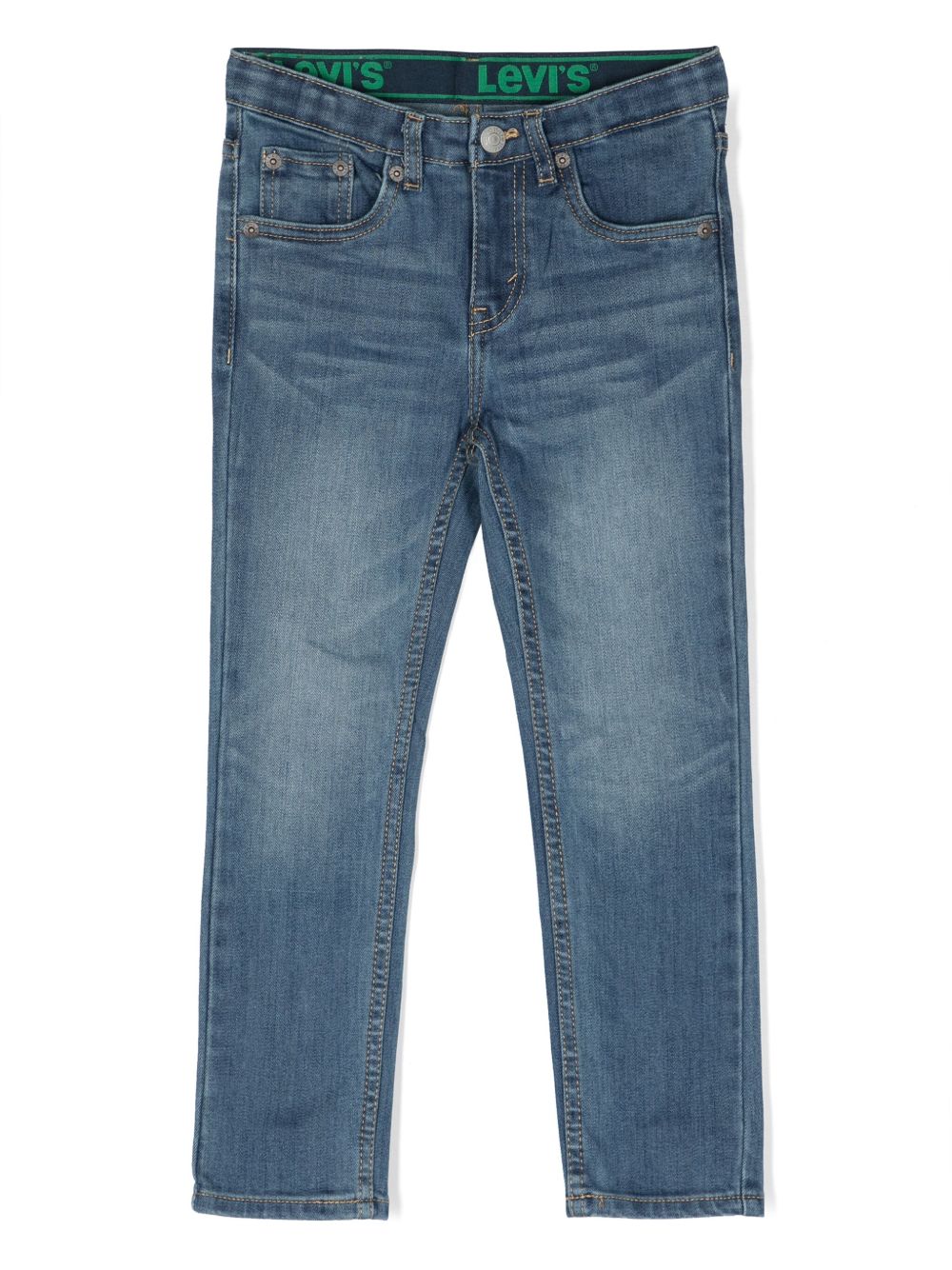 Levi's Kids 510™ mid-rise slim-cut jeans - 蓝色