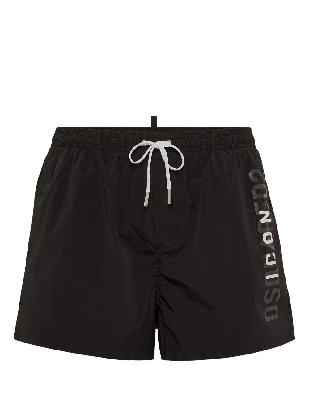 DSQUARED2 Icon 印花泳裤 - 黑色