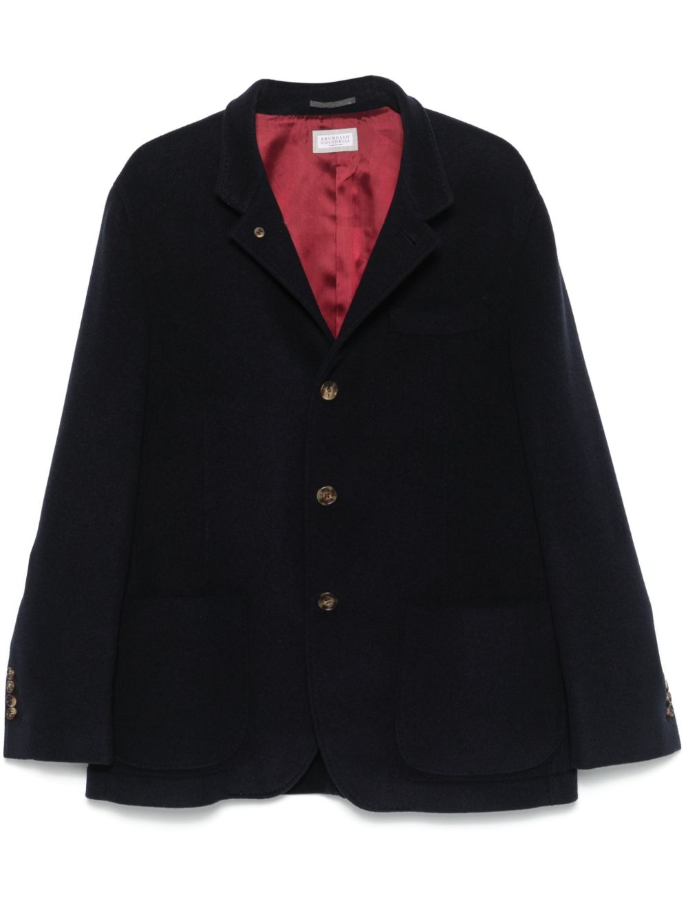 Brunello Cucinelli 羊绒夹克 - 蓝色