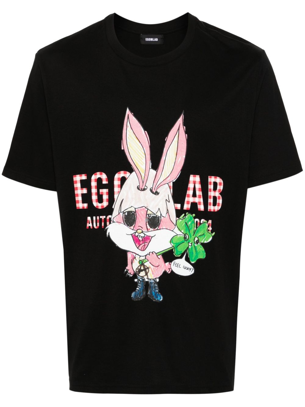 EGONlab. Lapinou T恤 - 黑色