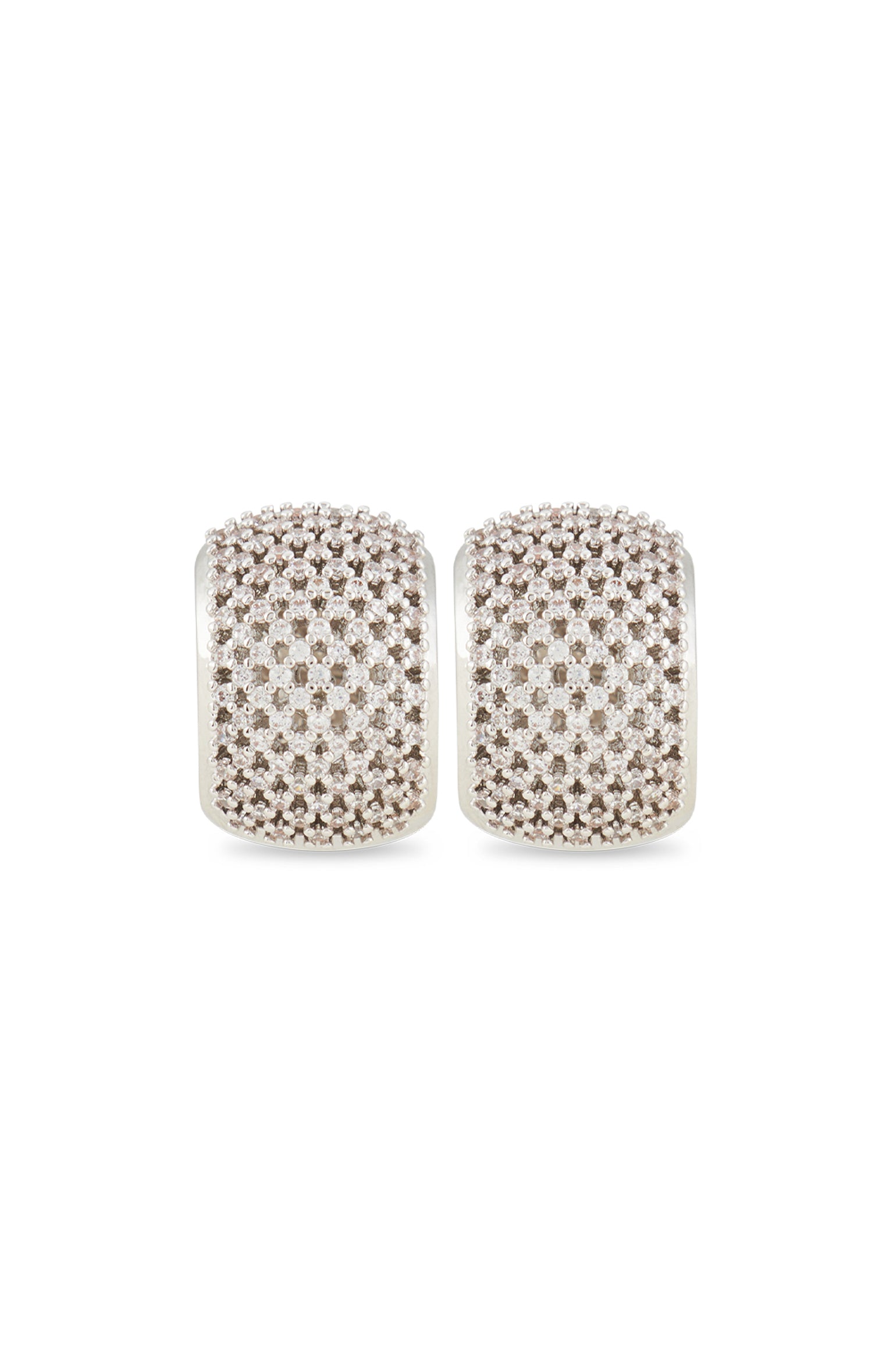 MELUSina BIJOUX Boccole con Pavé Rodio