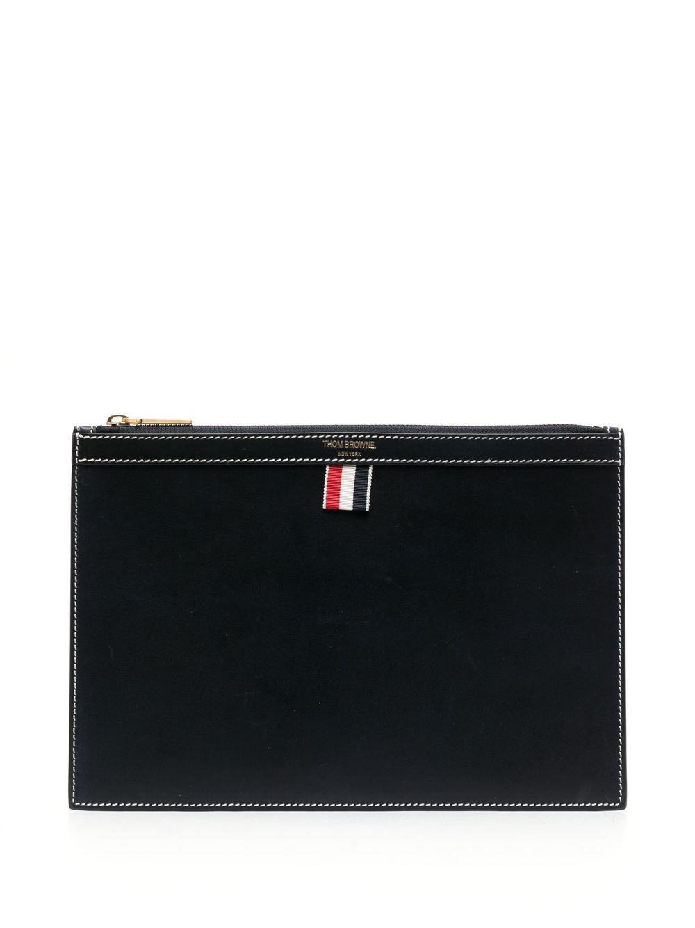 Thom Browne 4-Bar 标签公文包 - 蓝色