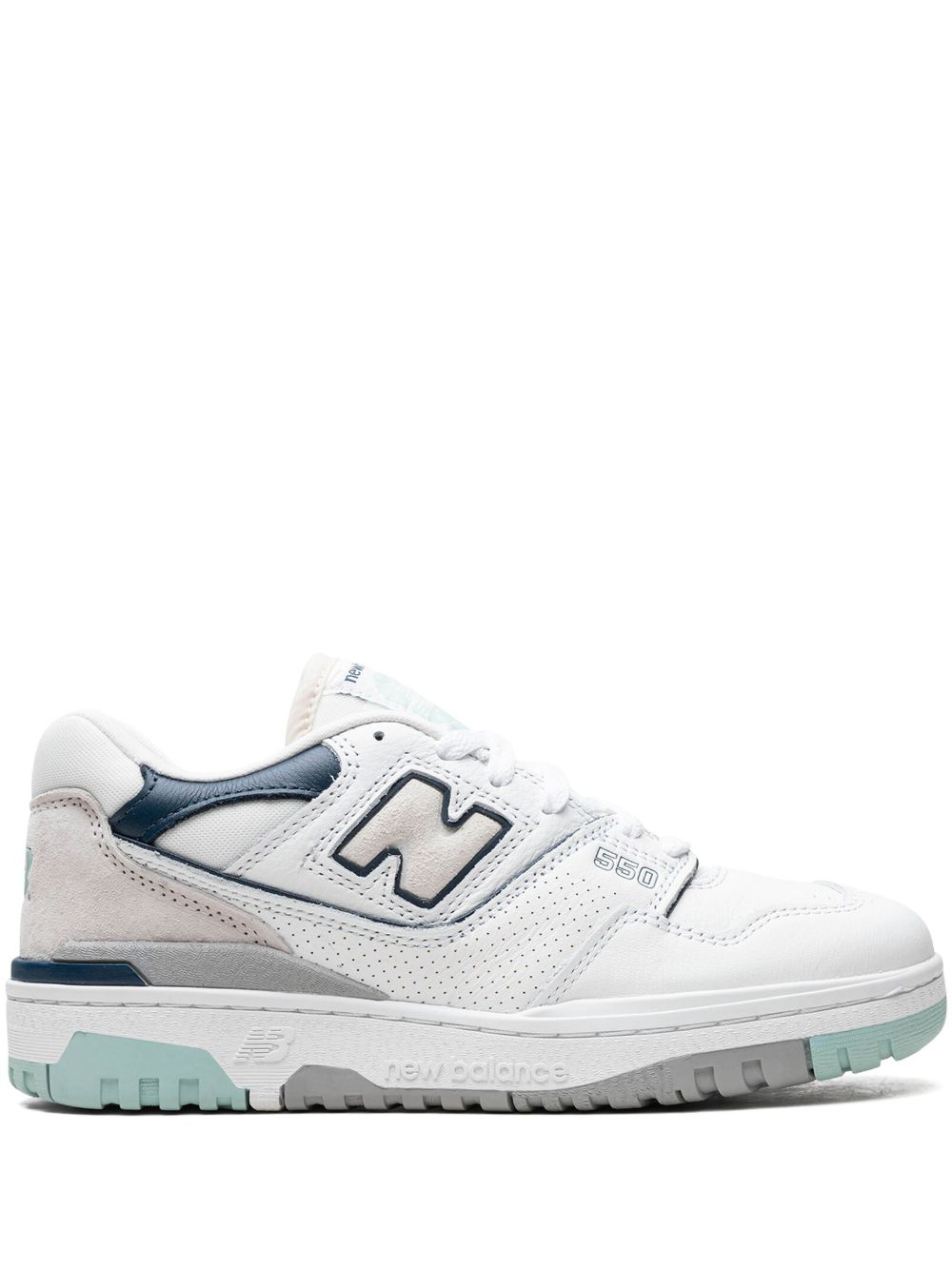New Balance 550 White Winter Fog 运动鞋 - 白色