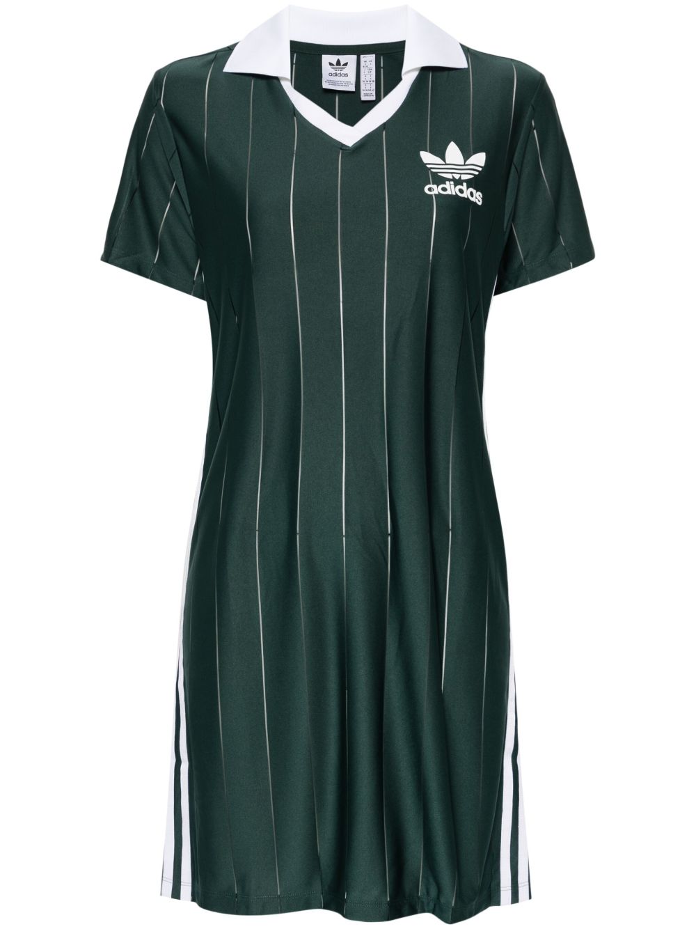 adidas polo领迷你连衣裙 - 绿色