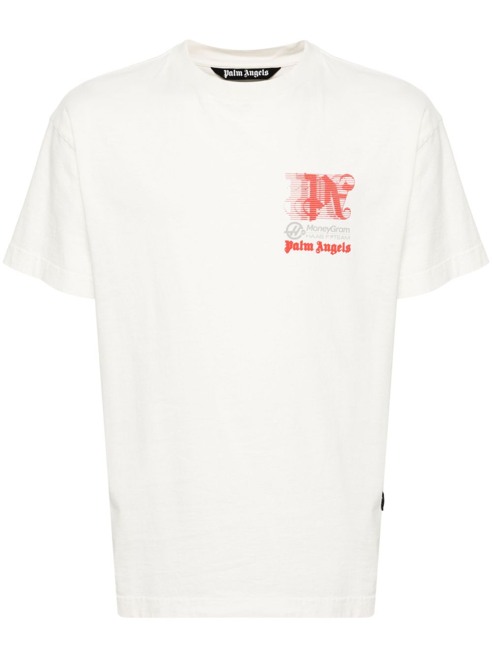 Palm Angels x MoneyGram Haas F1 棉T恤 - 白色