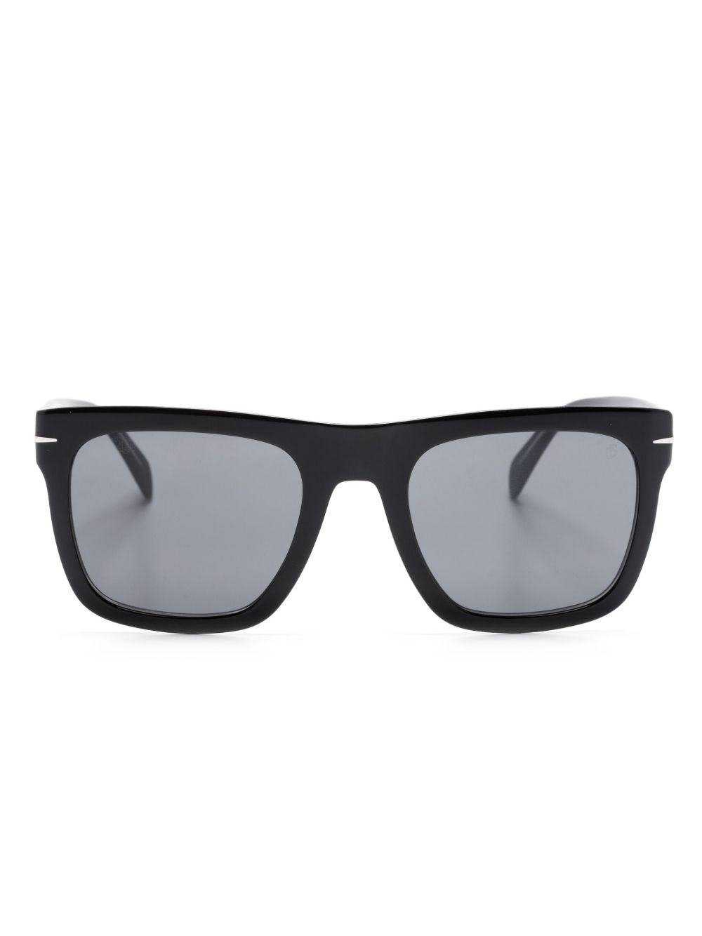 Eyewear by David Beckham Wayfarer 镜框太阳眼镜 - 黑色