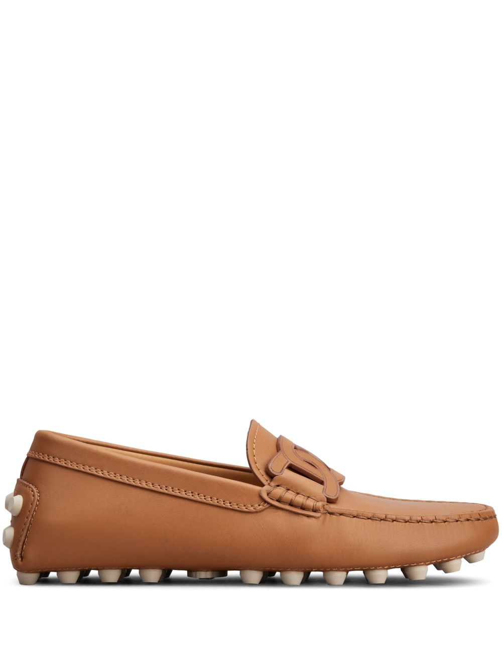 Tod's Gommino 搭链图案乐福鞋 - 褐色