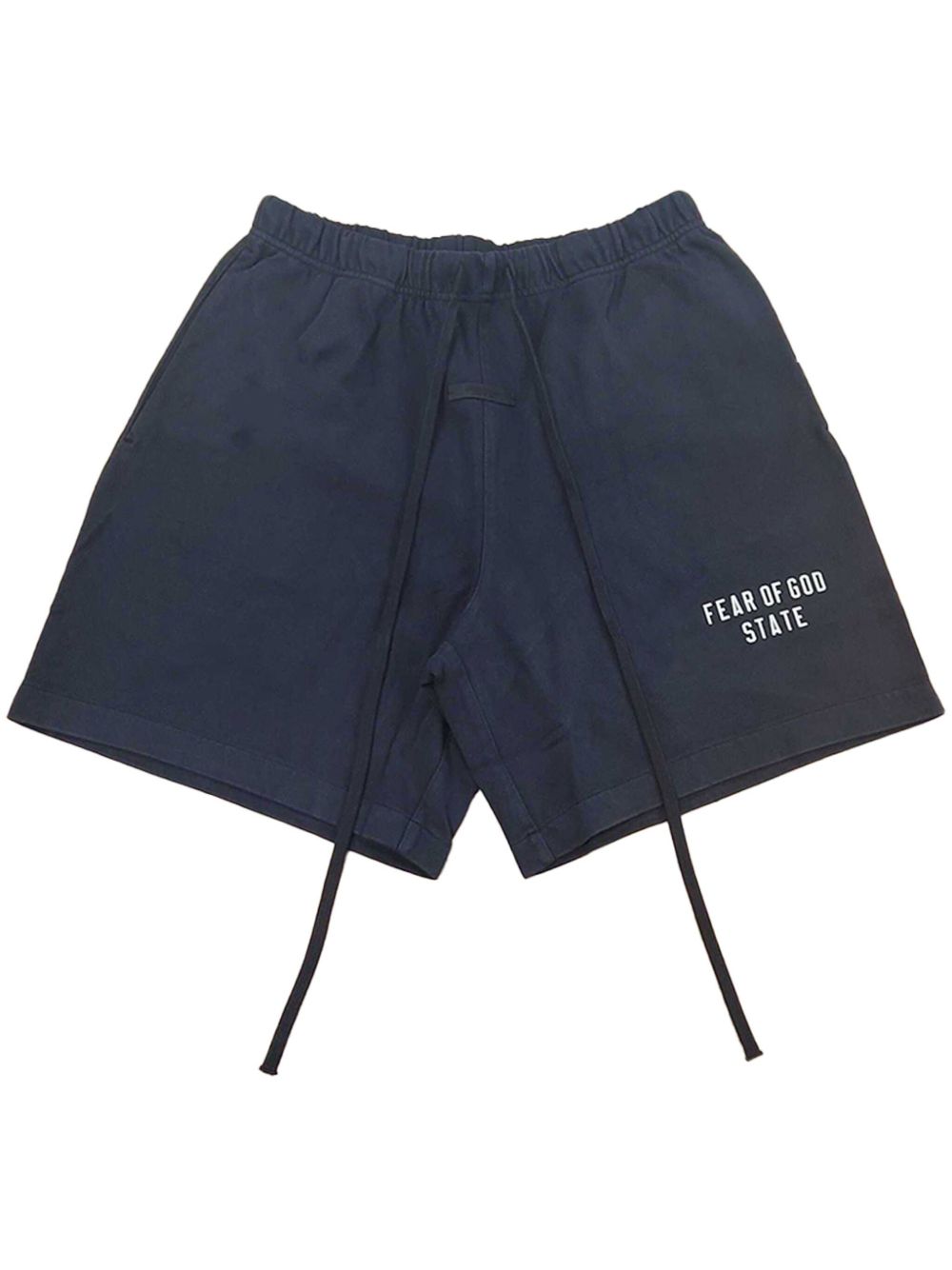 FEAR OF GOD ESSENTIALS logo印花短裤 - 黑色