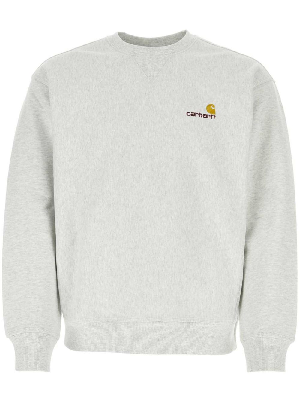 Carhartt WIP American Script logo刺绣卫衣 - 灰色