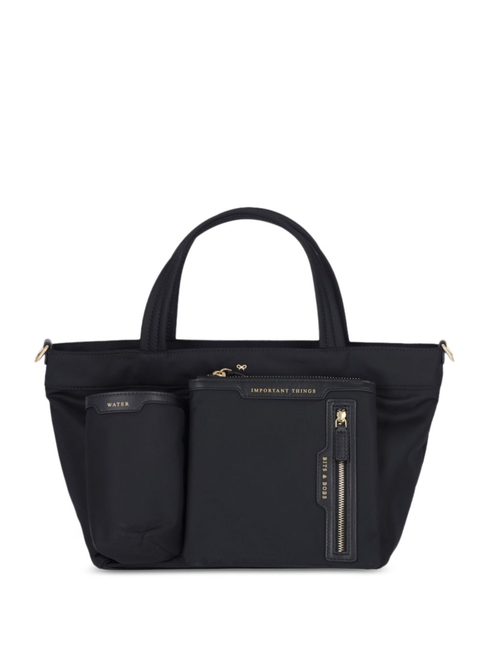 Anya Hindmarch E/W Multi-Pocket 小号手提包 - 黑色