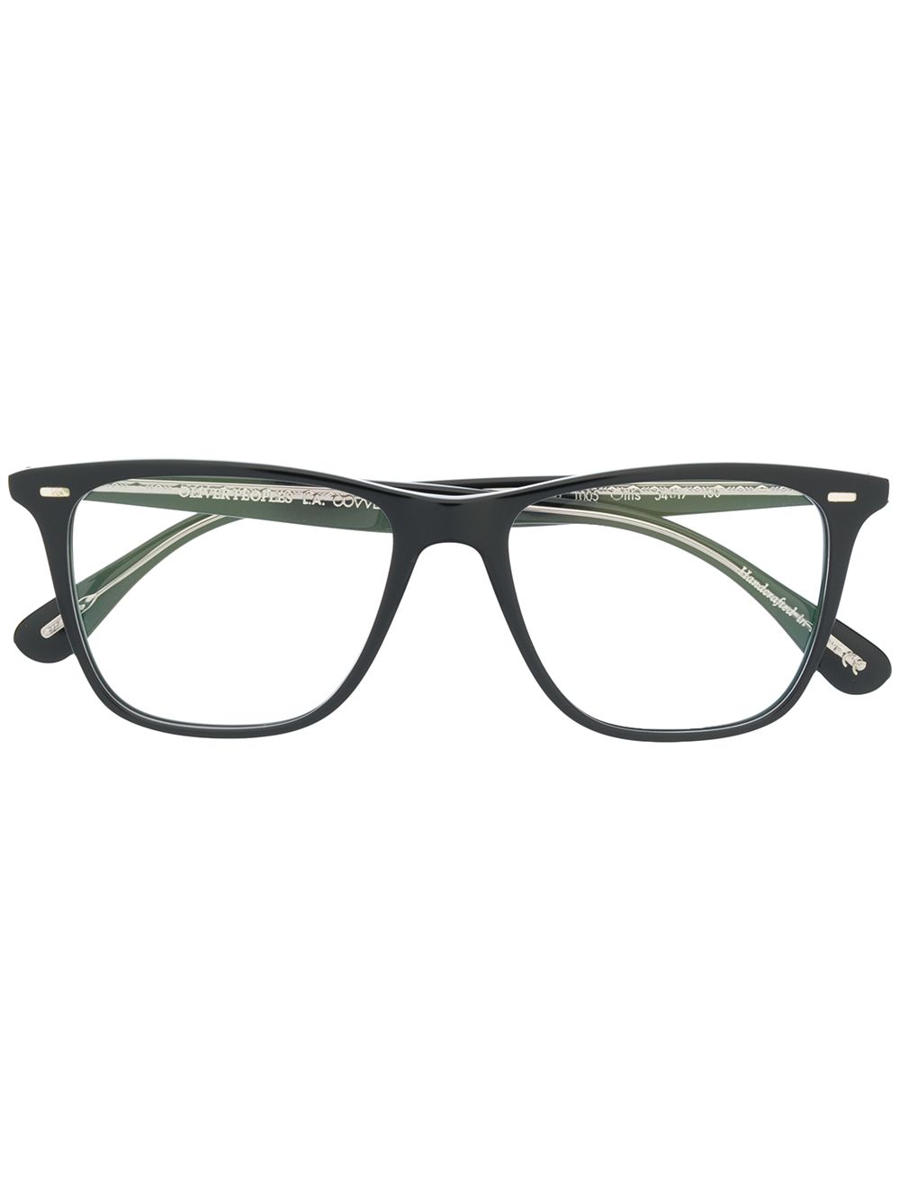 Oliver Peoples 方框眼镜 - 黑色