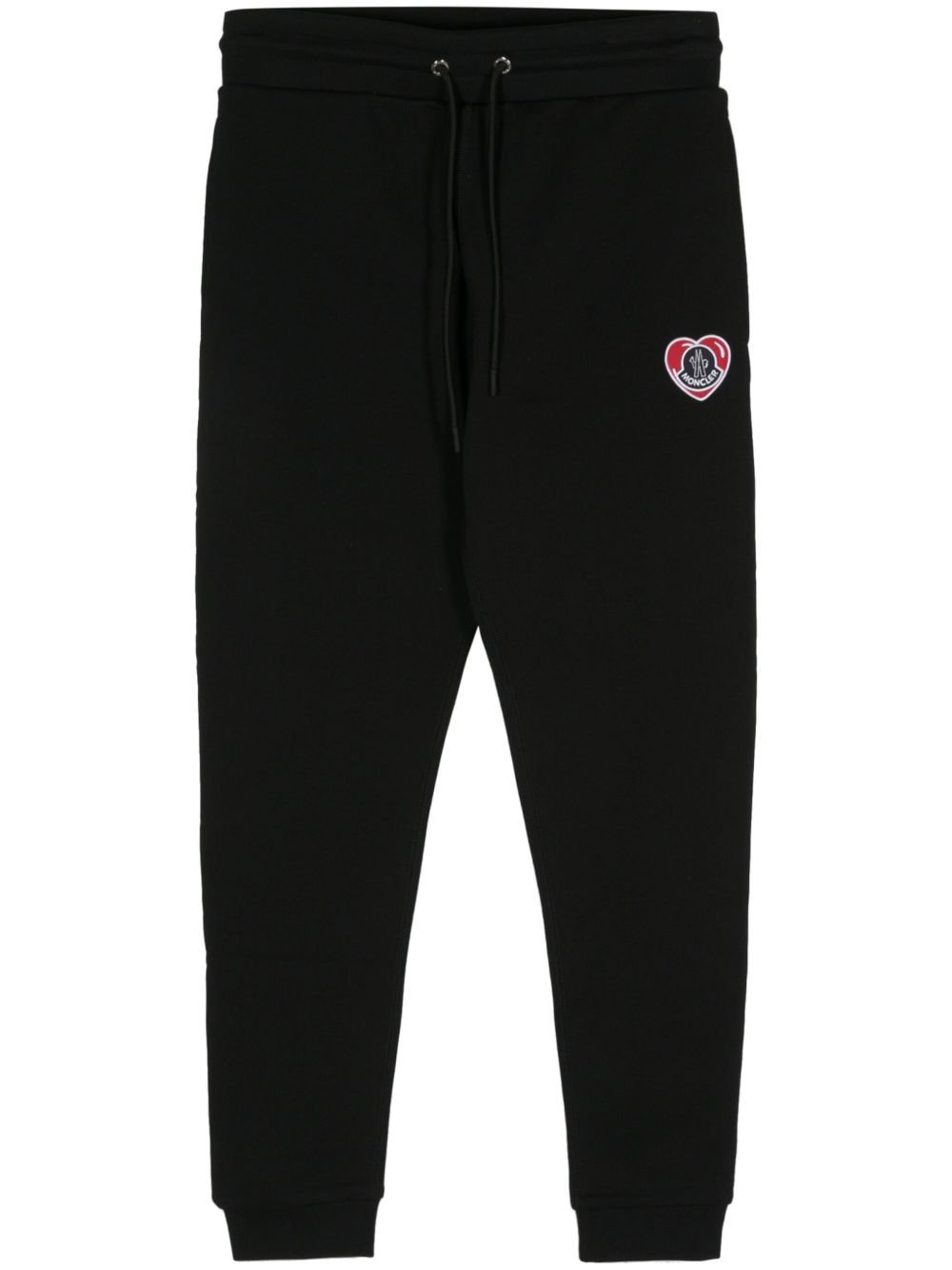 Moncler Heart logo运动裤 - 黑色