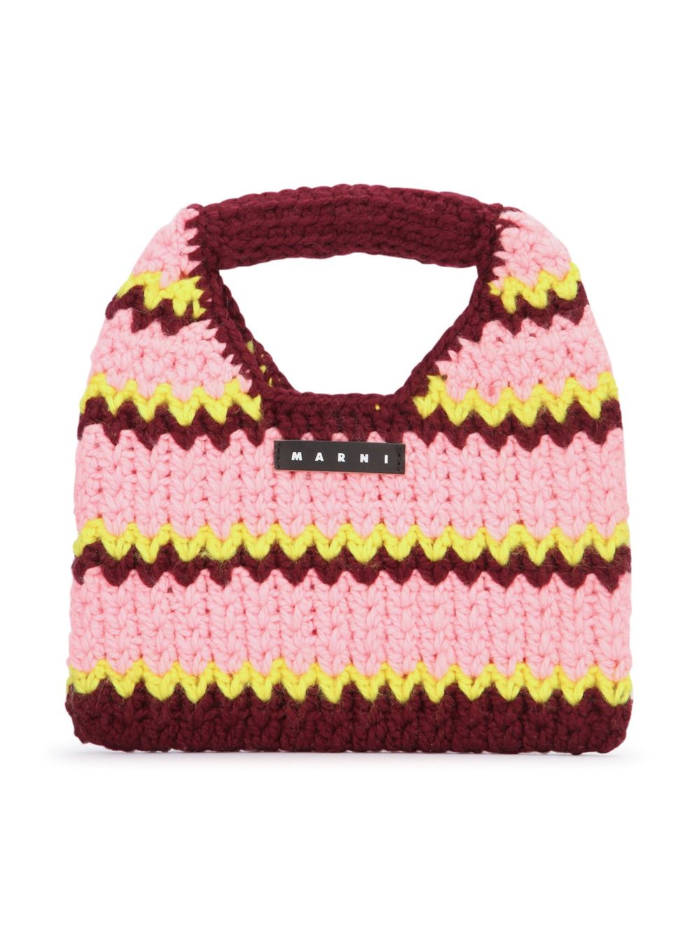 Marni Kids 羊毛手提包 - 粉色