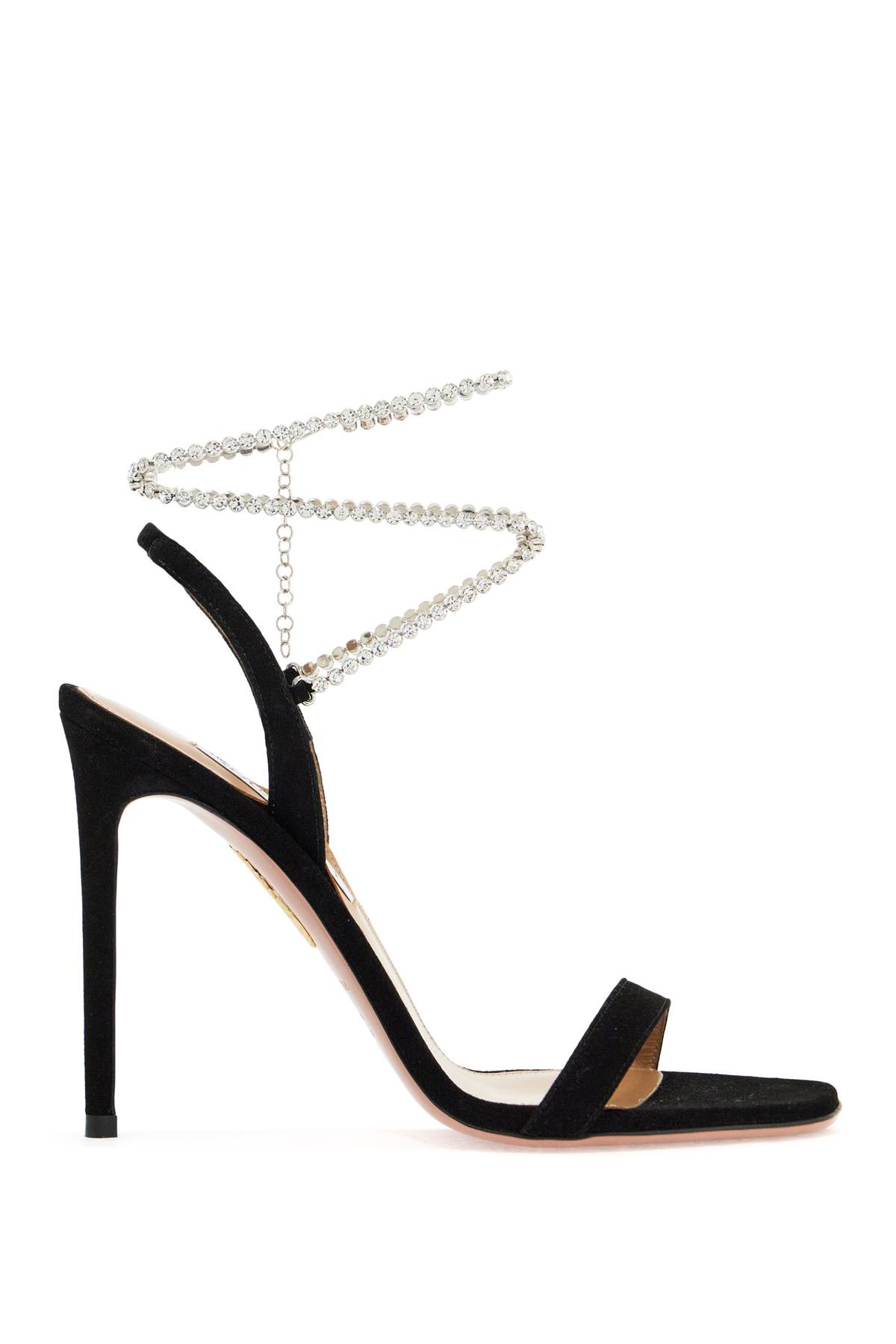 Aquazzura Careless Whisper Ankle Strap Embellished Sandals