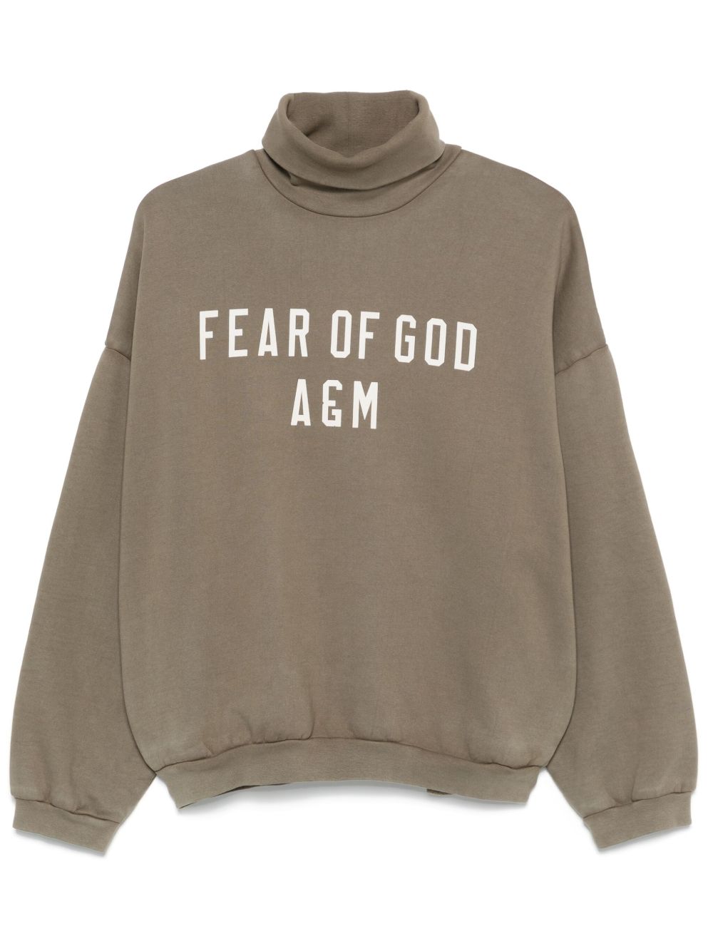 FEAR OF GOD ESSENTIALS logo印花卫衣 - 绿色