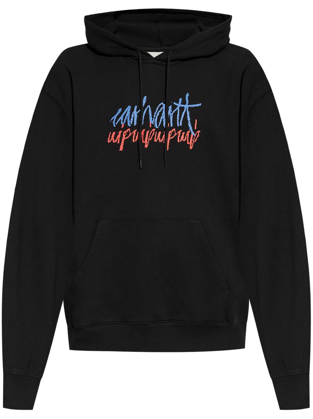 Carhartt WIP 图案印花棉连帽衫 - 黑色
