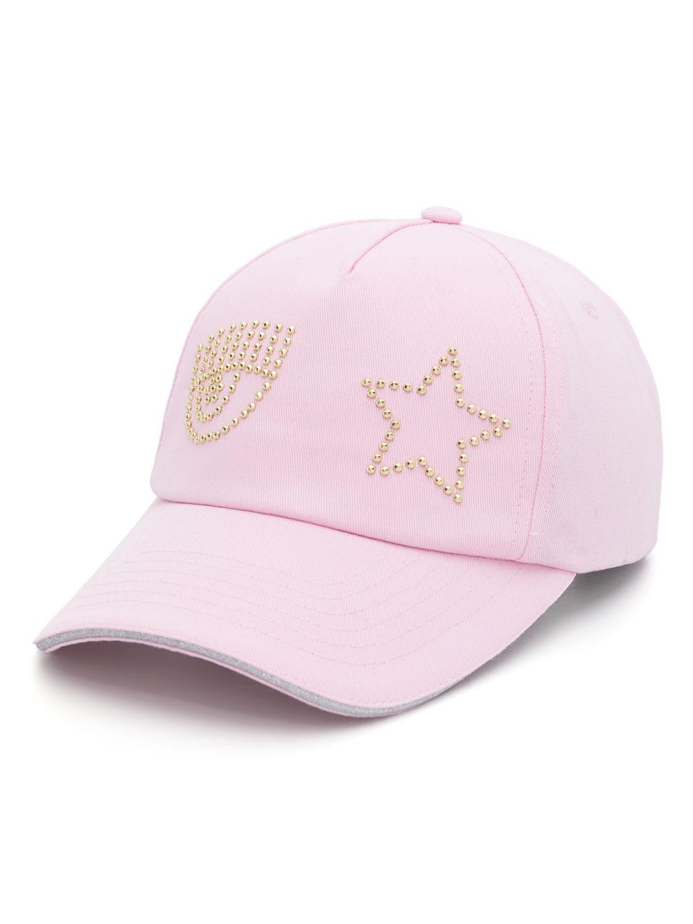 Chiara Ferragni Eye Star 棉棒球帽 - 粉色