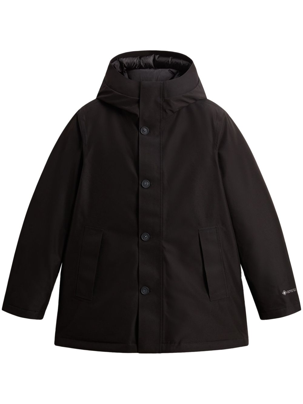 Woolrich GORE-TEX 防水派克大衣 - 黑色