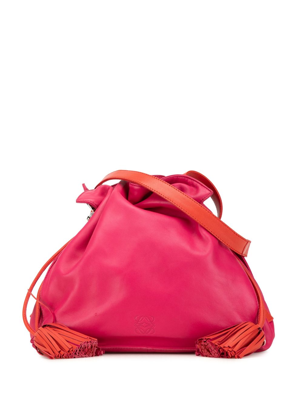 Loewe Pre-Owned Flamenco Tassel 30 斜挎包（2000-2023年典藏款） - 粉色
