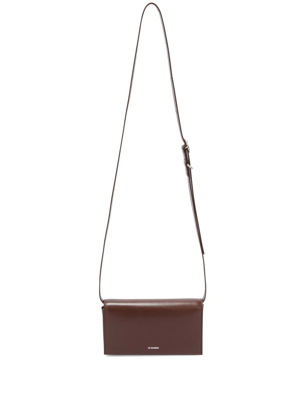 Jil Sander All-Day 小号斜挎包 - 褐色