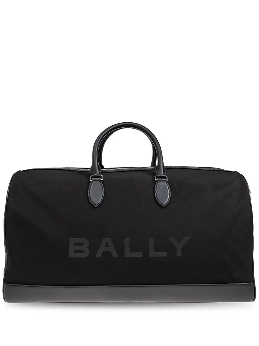 Bally logo印花旅行包 - 黑色
