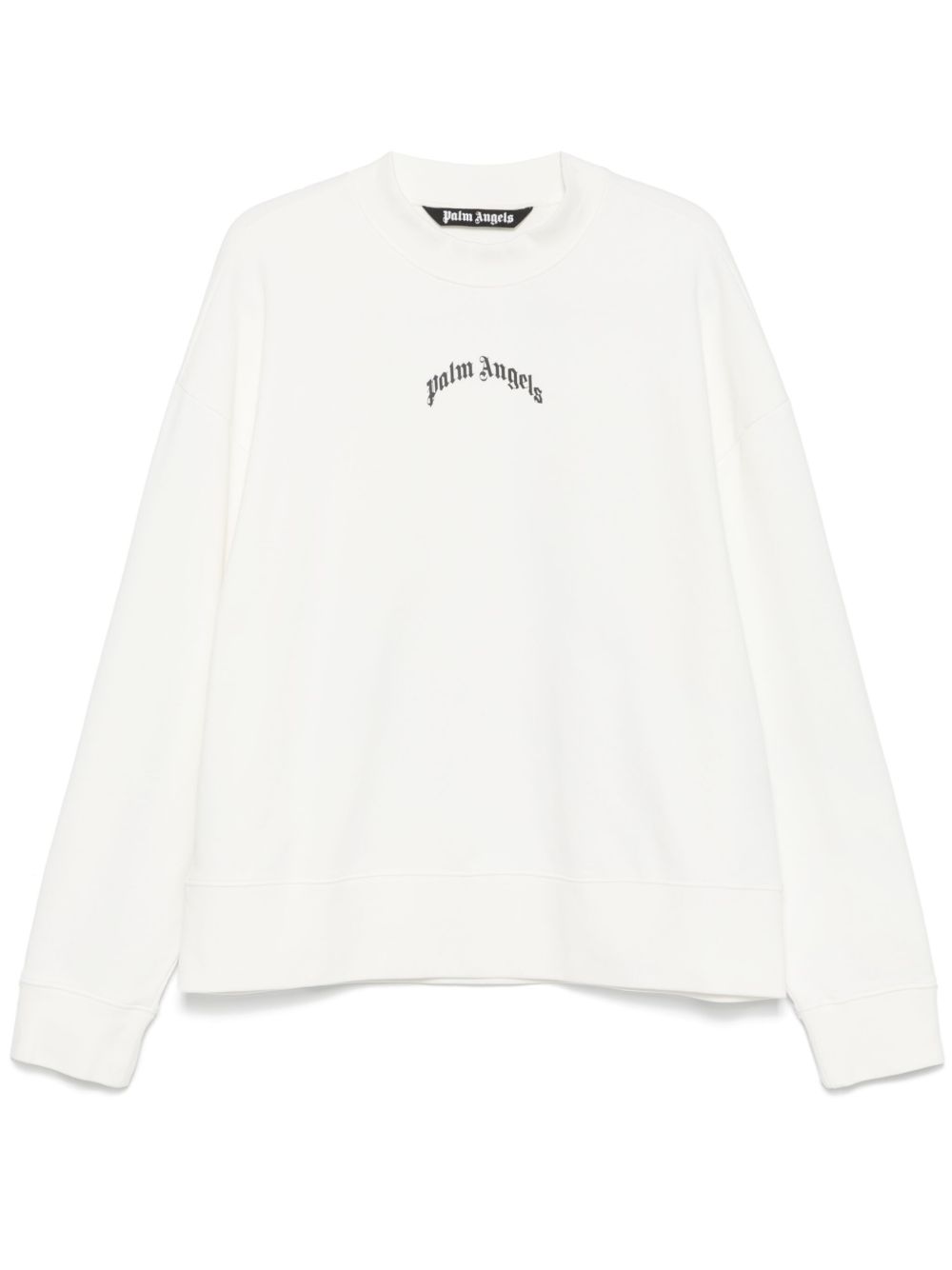 Palm Angels 弧形logo卫衣 - 白色